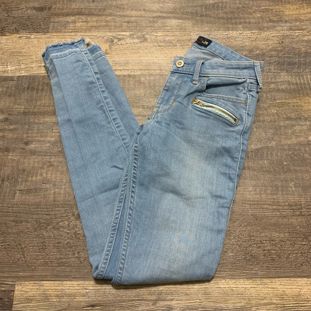 Super high skinny jeans